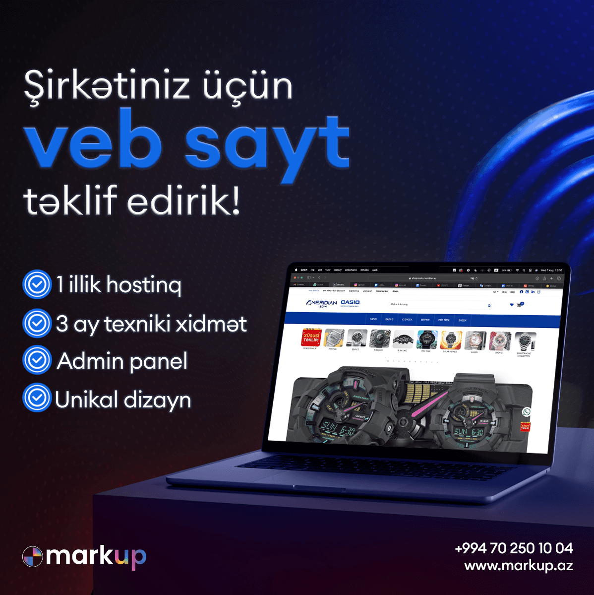 Web Site və Platformaların Hazırlanması